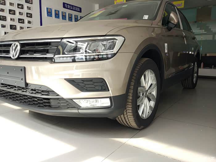 进口tiguan280tsi香槟金提车