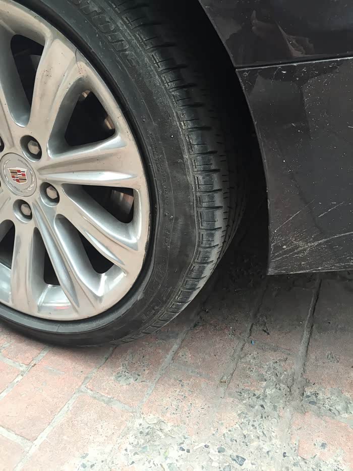 【图】这样轮胎还可以开么_凯迪拉克ats/ats-l论坛_汽车之家论坛