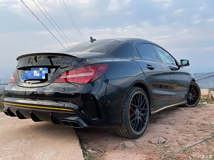 【图】出3w公里cla45暗夜雷霆版_奔驰amg论坛_汽车之家论坛