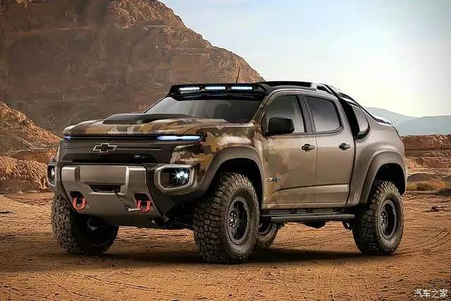 杀人于无声的美军战术皮卡雪佛兰科罗拉多zh2