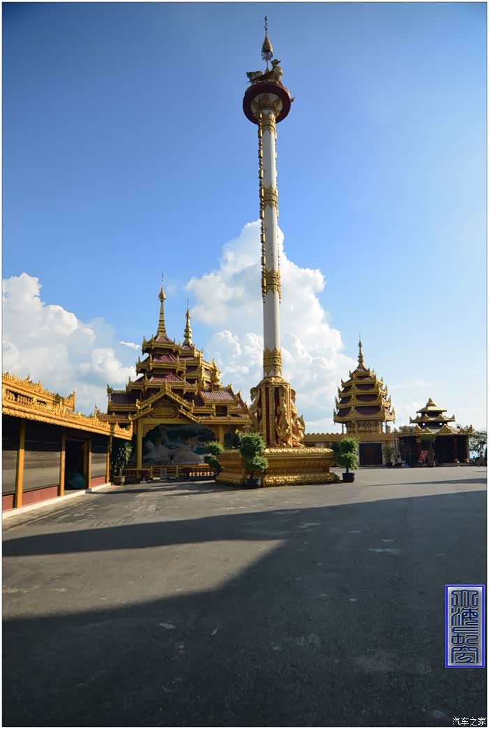 广角镜头下的德宏芒市瑞丽姐告风景在路上终点不是目的