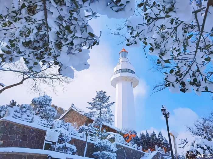 烟台雪景霸屏整个冬天,2021年第一波寒潮裹挟大雪