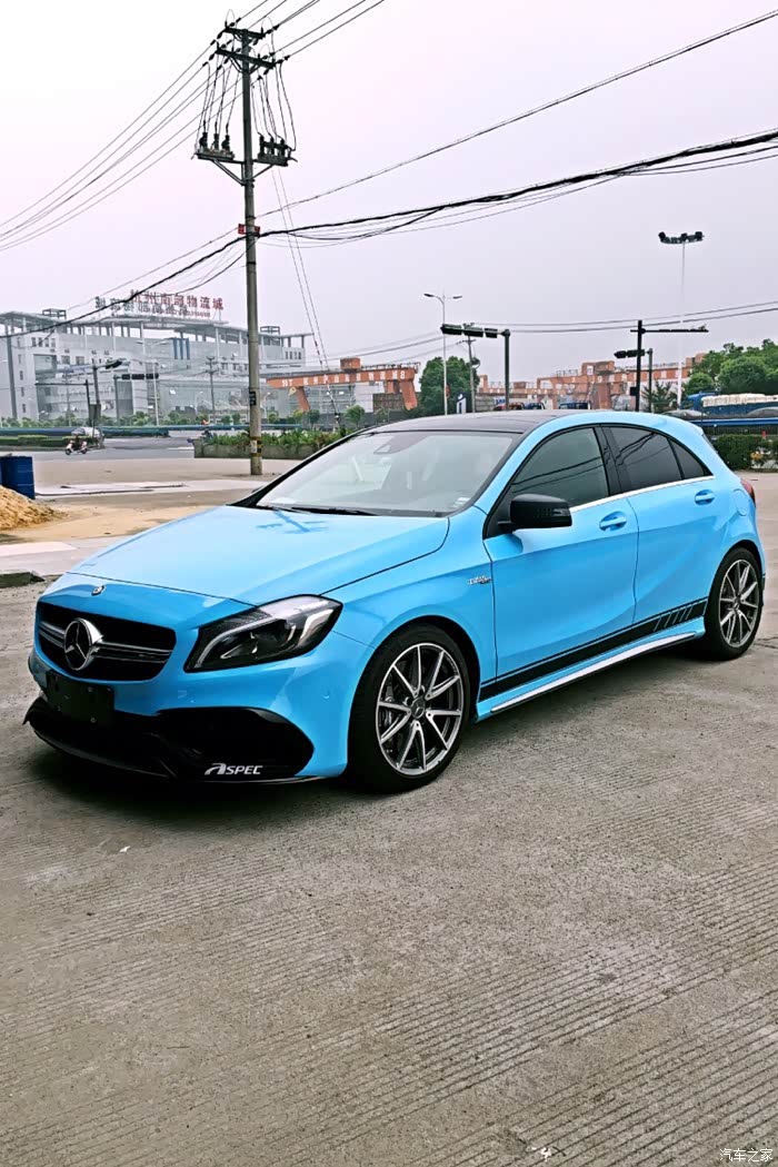 【图】baby blue a45 夏天的专属色_奔驰amg论坛_汽车之家论坛