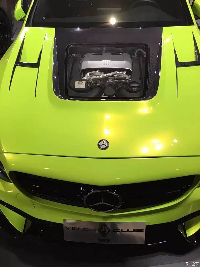 w205奔驰c63透明机盖