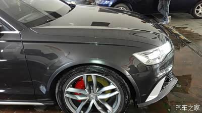 轮眉q7运动版跟a6allroad弧度样又需要切割拼接过装后宽体效果立马有