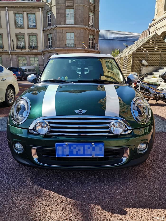 【图】心爱的经典英伦绿r55_mini论坛_汽车之家论坛