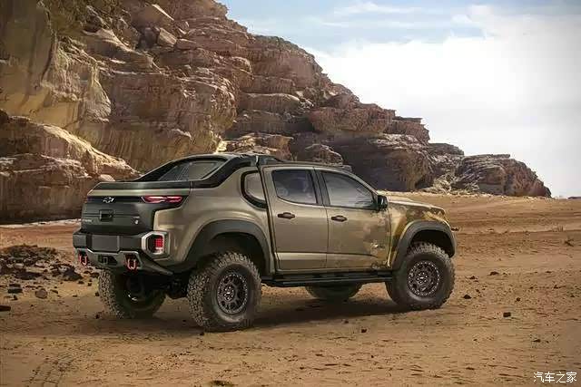 杀人于无声的美军战术皮卡雪佛兰科罗拉多zh2