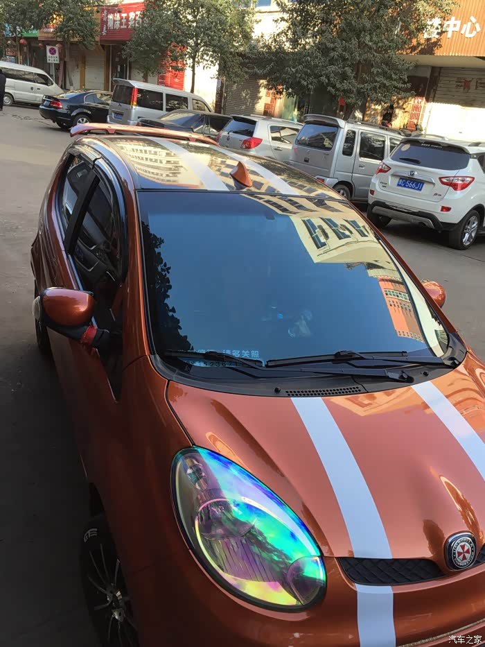【图】小奔改装鲨鱼鳍天线_奔奔mini论坛_汽车之家论坛