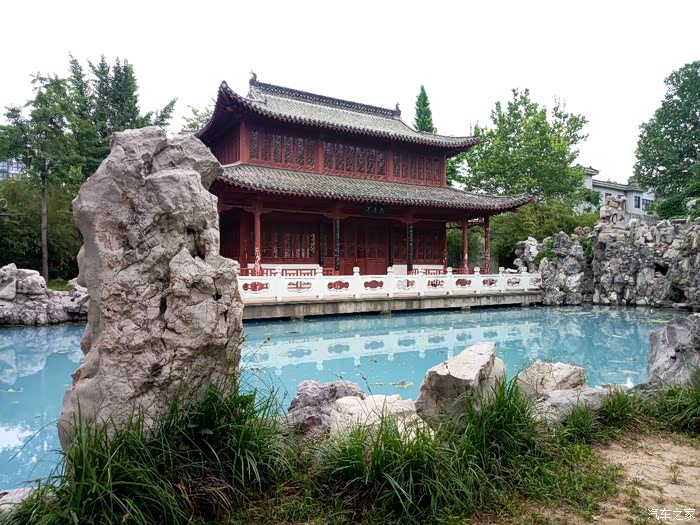 山东长安车友会兖州少陵台公园游记媳妇出镜