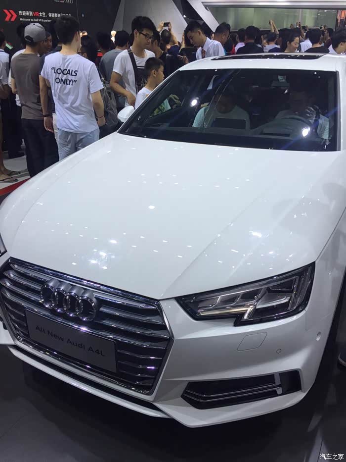 【图】深港澳国际车展之2017白色a4l(多图)_奥迪a4l论坛_汽车之家论坛