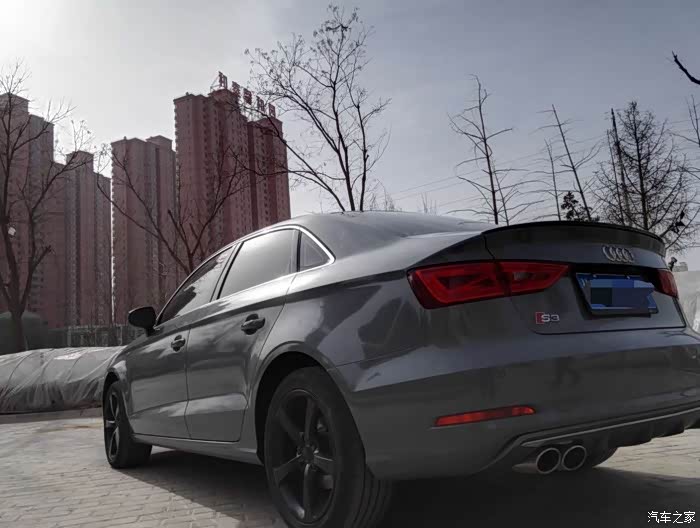 【图】a3换上新衣—水泥灰改色膜上身_奥迪a3论坛_汽车之家论坛