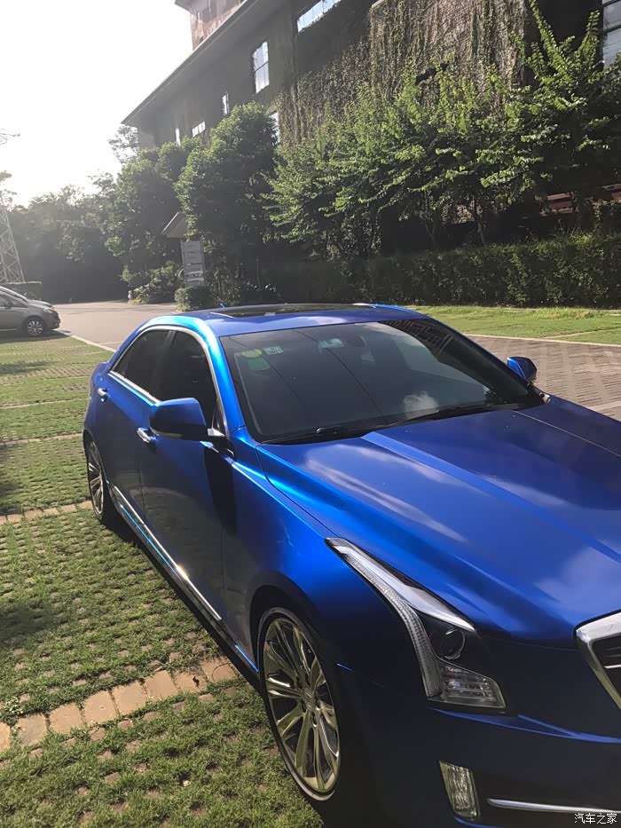 【图】有贴改色膜的吗,我想贴蓝色的_凯迪拉克ats/ats-l论坛_汽车之家