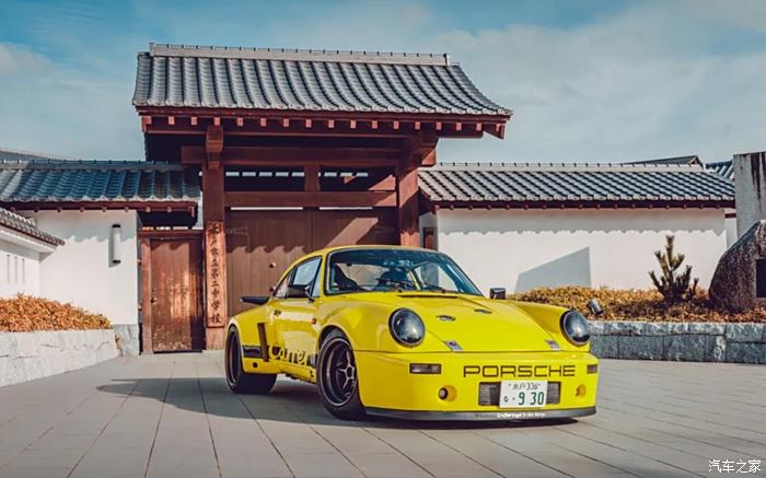 日本街头一台致敬保时捷911 rsr的"硬汉"