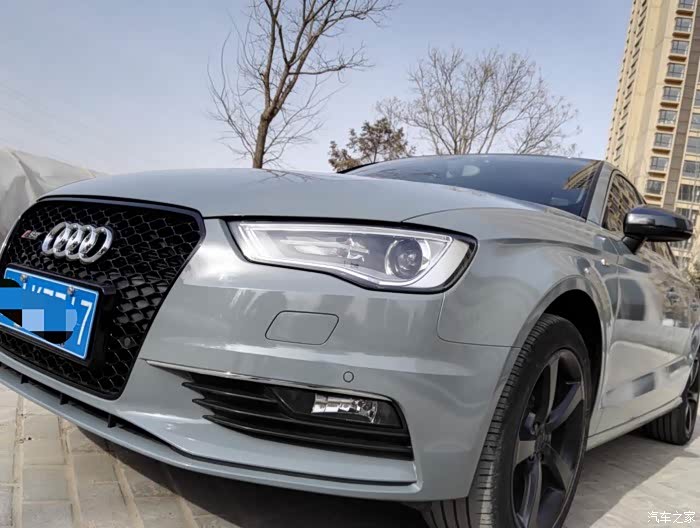 【图】a3换上新衣—水泥灰改色膜上身_奥迪a3论坛_汽车之家论坛