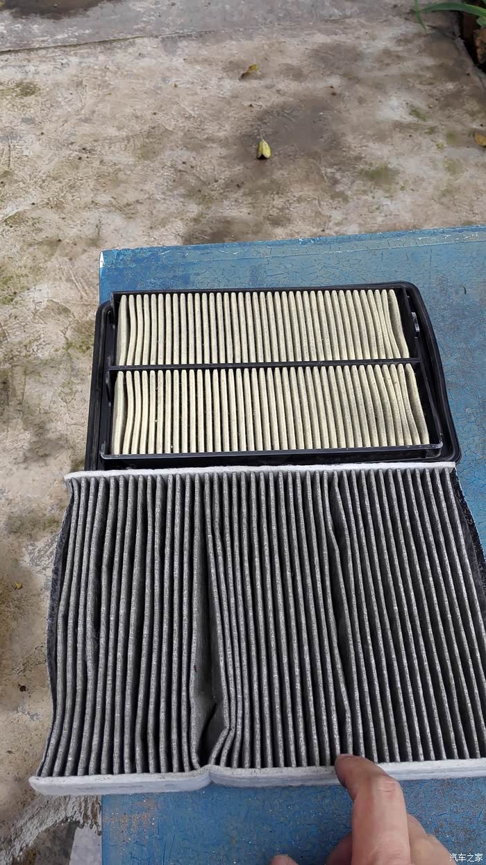 新逍客换空调空气滤芯