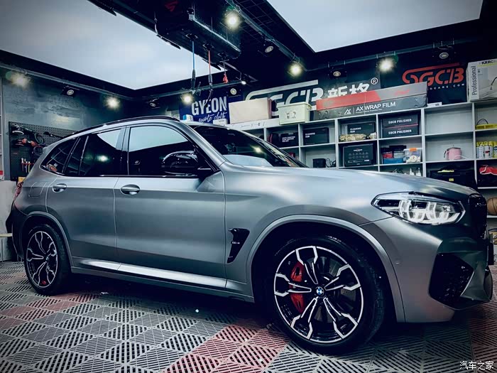 2020款x3 30i改色电光金属钛银灰,分享质感大片