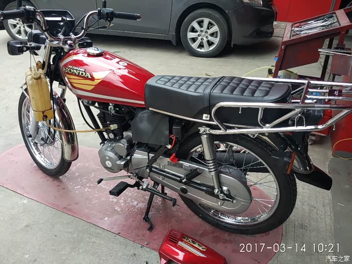 今天入手五羊本田金cg125