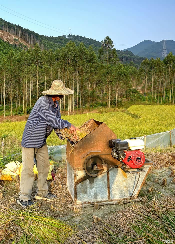 16. 第一次看到这种脱谷机