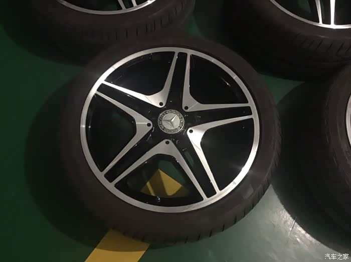 [出]原厂amg 18寸锻造五幅轮毂