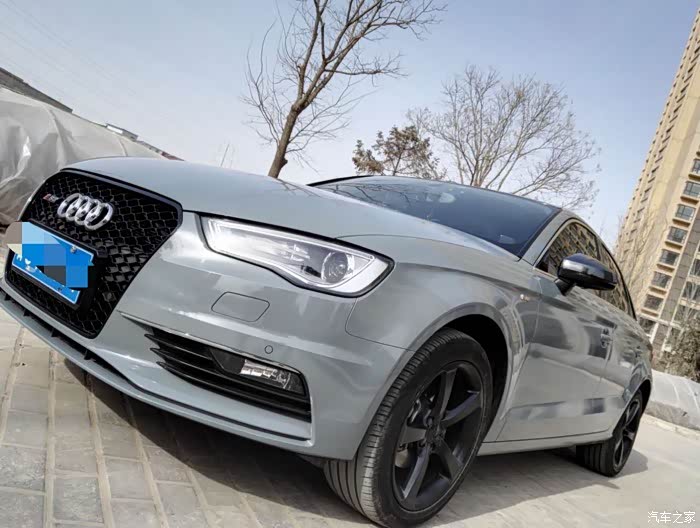 【图】a3换上新衣—水泥灰改色膜上身_奥迪a3论坛_汽车之家论坛