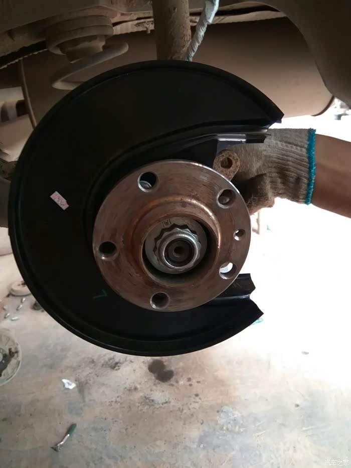 【图】13波罗后轮鼓式刹车改盘式刹车,完美完工_polo论坛_汽车之家