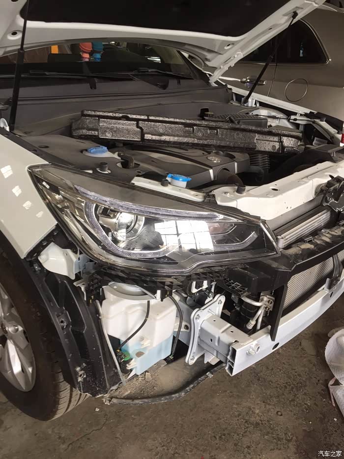 【图】汉小腾整容记(前保险杠维修)_汉腾x7论坛_汽车之家论坛
