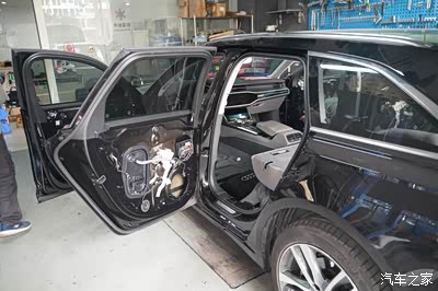 奥迪a6旅行版改装bo音响,电吸门,acc,360全景影像上车