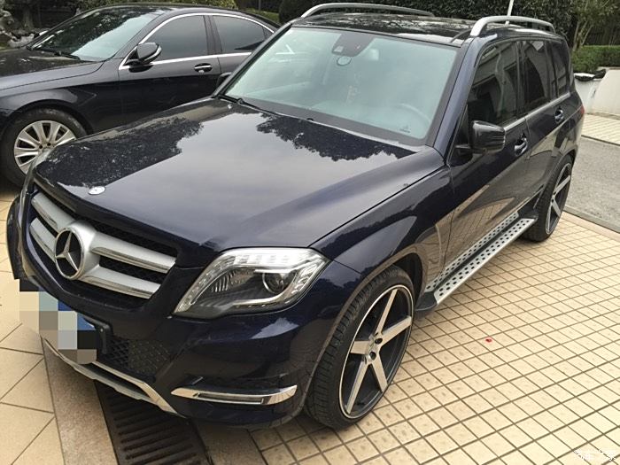 glk300改了轮毂和排气