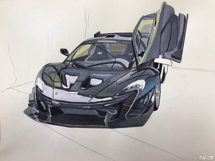 哈哈,车体快画好了