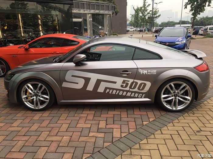 【图】骚黄tt变身低调灰 拉花_奥迪tt论坛_汽车之家论坛