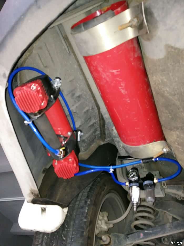 名图也要大声吼全国首台名图改装半挂电控气喇叭