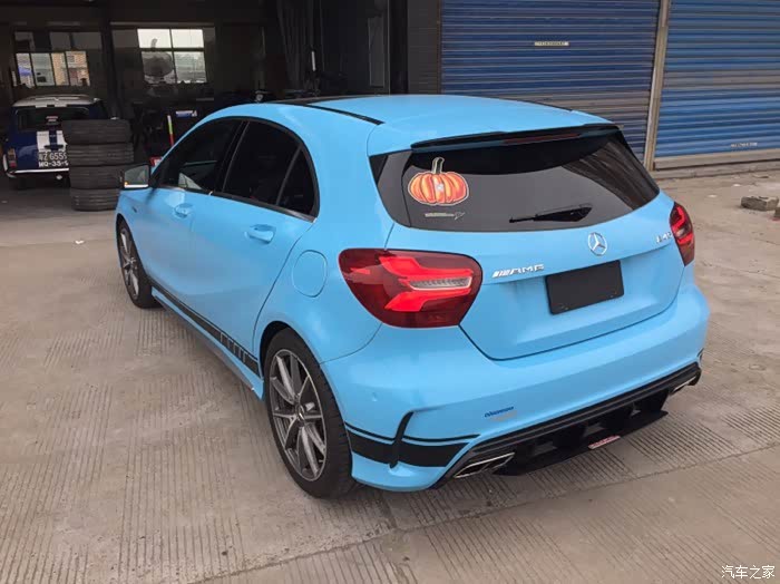 【图】baby blue a45 夏天的专属色_奔驰amg论坛_汽车之家论坛