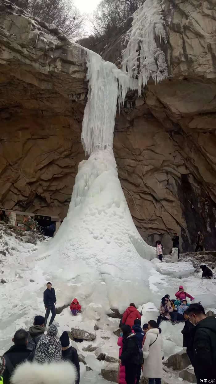 2021元旦抱龙峪赏冰瀑