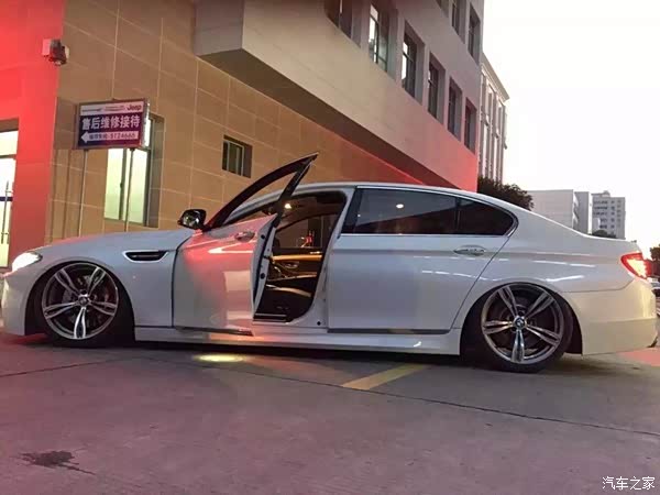 宝马523改装气动避震 演绎最完美的低趴姿态【推荐】