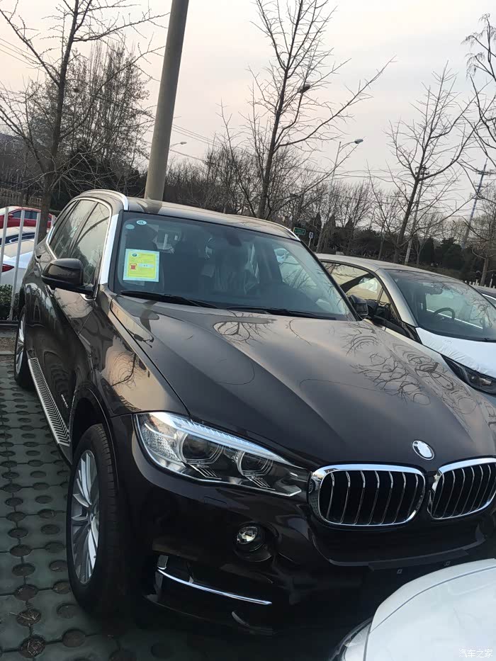 【图】星光棕28i,过几天上好牌,再拍照上传._宝马x5论坛_汽车之家论坛