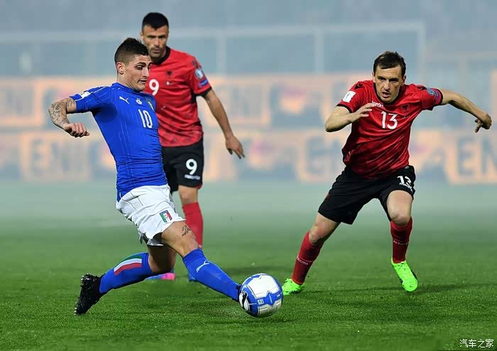 【卡尔翰斯】世预赛-德罗西点射蓝鹰锋霸破门 意大利2-0告捷!