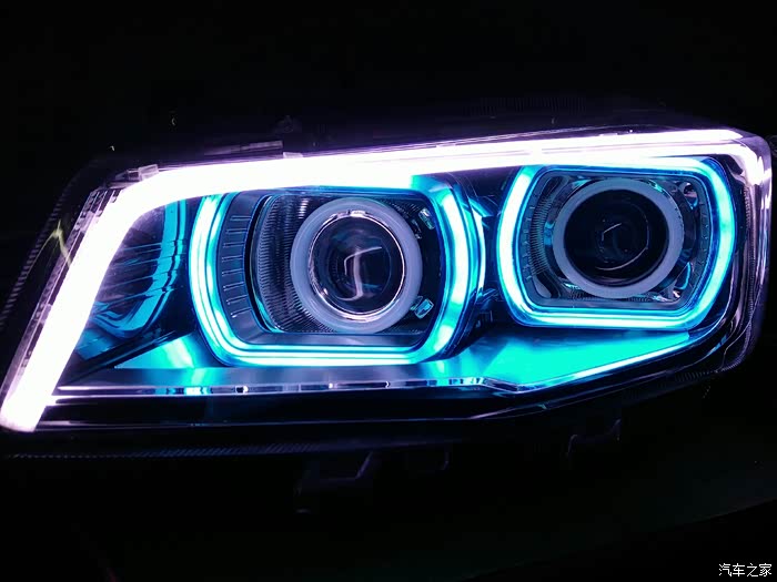 cs75第二次改装大灯禁不住诱惑啊