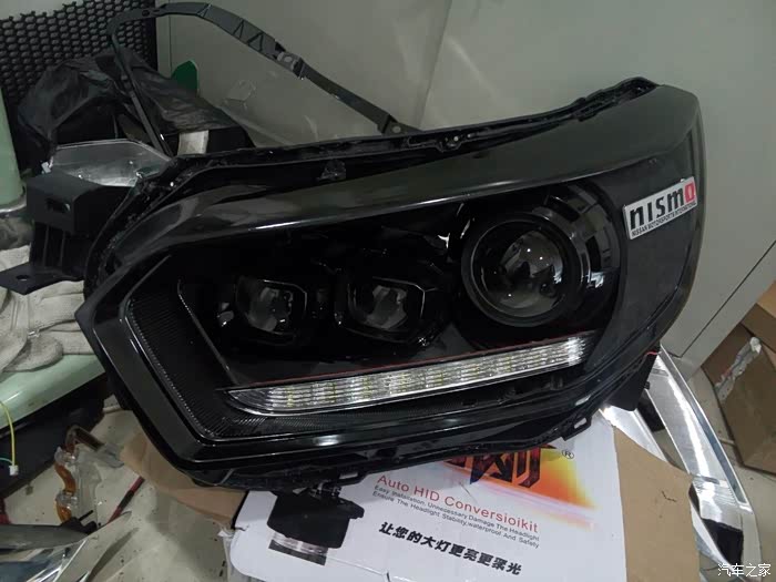 最后一帖 改装大灯三近一远