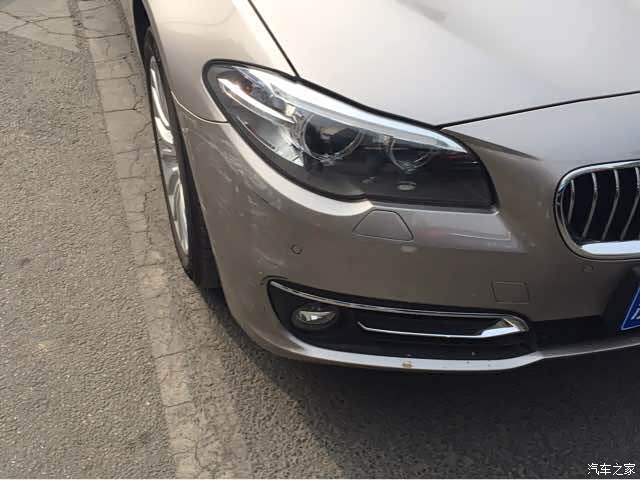 【图】请大神看看这个前脸刮蹭要怎么修_宝马5系论坛_汽车之家论坛