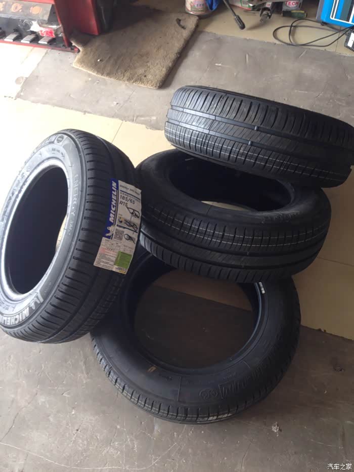 换了四条米其林xm2轮胎
