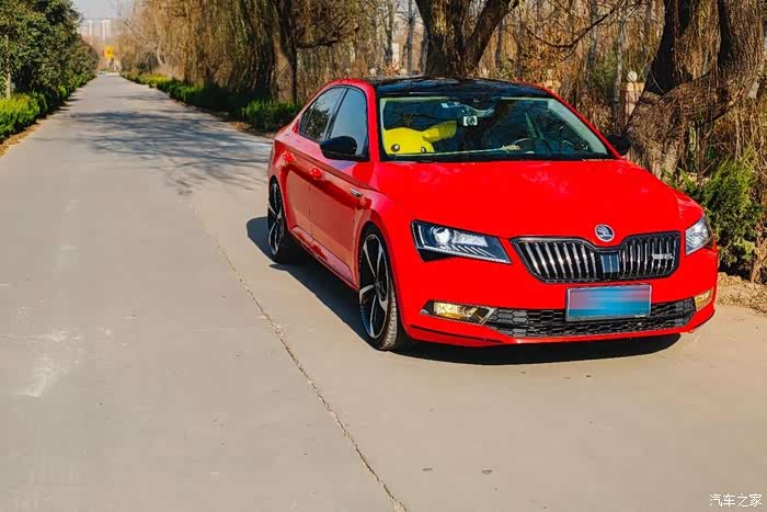 斯柯达速派改装案例,姿态有了