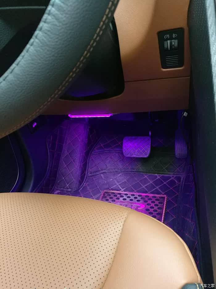 把原车灯换装氙气大灯,还装了个脚窝氛围灯(求精)_驭胜s330论坛_汽车