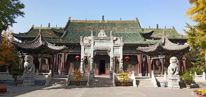 旅行日记金秋时节漫步山西太原晋商会馆