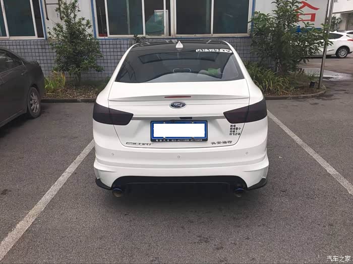 福睿斯排气管改装实在受不了原厂的的排气了