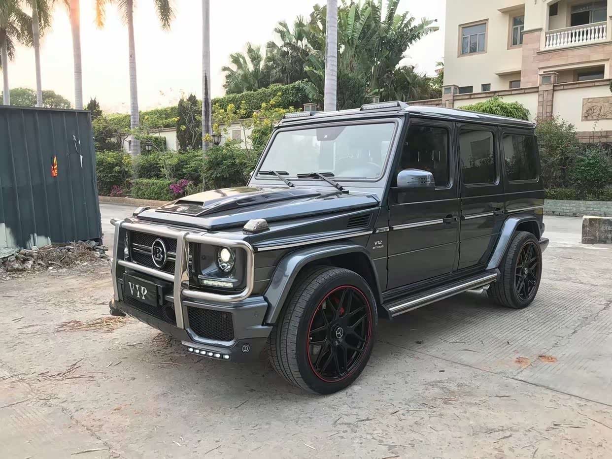 17款奔驰巴博斯款g65肌肉感十足的高性能车