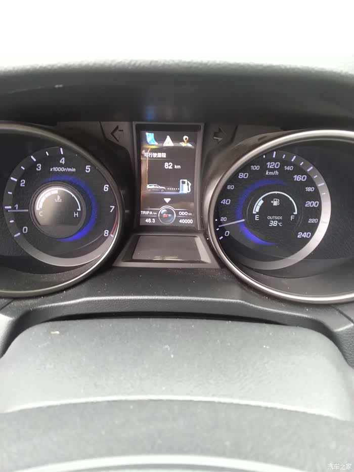 【图】cs75跑了4万公里了,纪念一下,注意看仪表盘,_长安cs75论坛_汽车