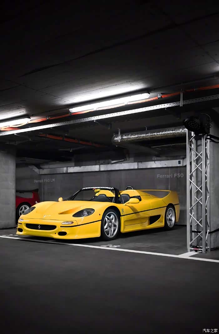 ferrari f50 诱人的黄色,高贵优雅.