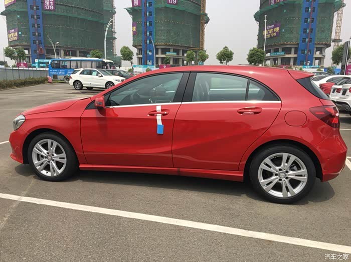 【图】a200动感 红色 今天上牌了_奔驰a级论坛_汽车之家论坛