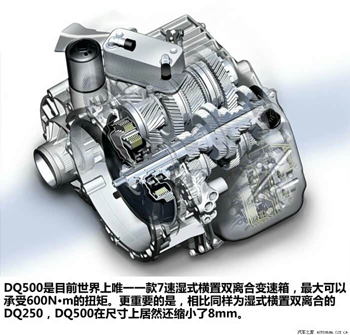 大众7速湿式双离合dq500简单详解(转贴整理)