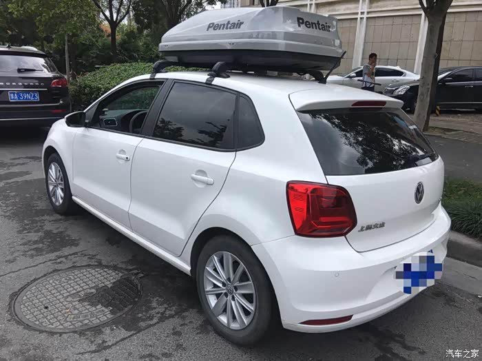 论坛首发crosspolo改装车顶行李箱一个字酷